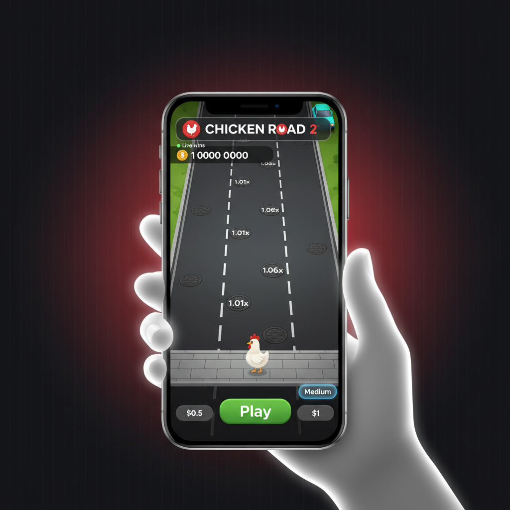 Chicken Road 2 su schermo smartphone - versione mobile per Italia